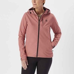 Women's AKHG Free Clime Soft Shell Jacket Mineral Red Duluth Trading Size Small